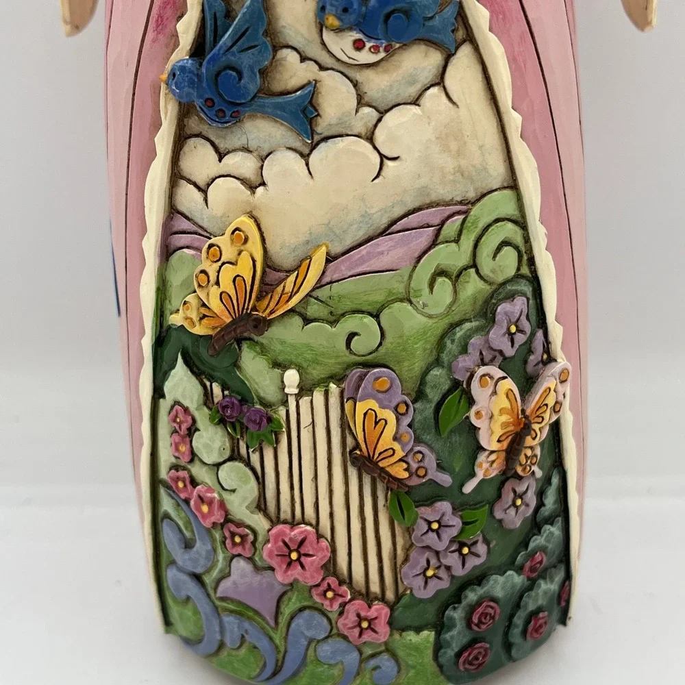 Jim Shore Heartwood Creek Springs Renewal Angel Musical Figurine 2008 Folk Art